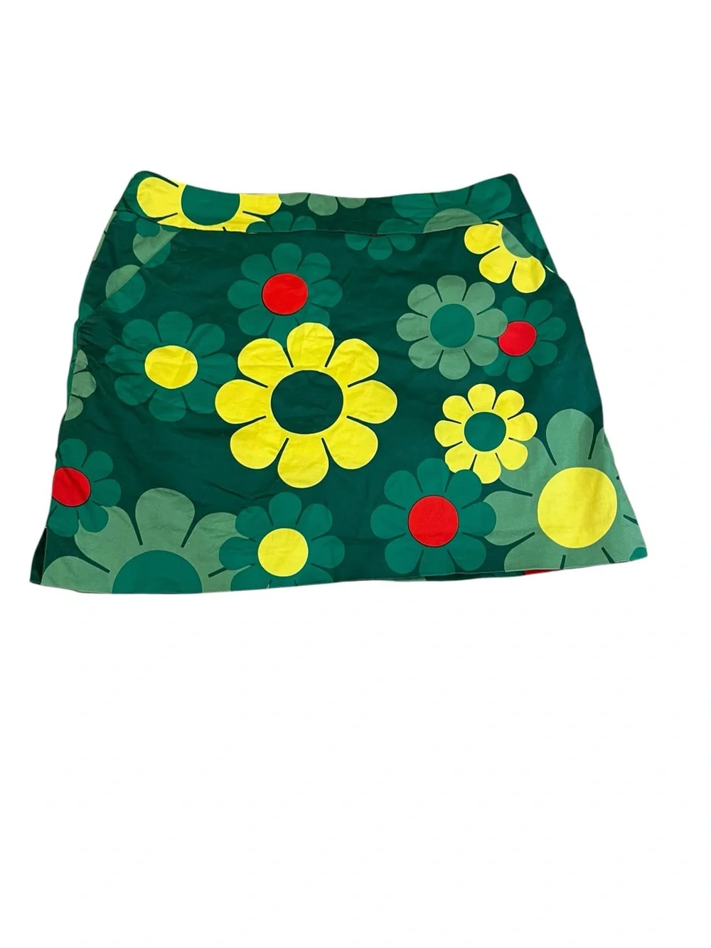 Loudmouth Floral Mini Skirt Size 8 Excellent Condition